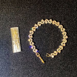 Bracelets with cubic zirconia stone brides party